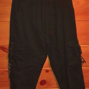 SHEIN Black Techwear Cargo Pants